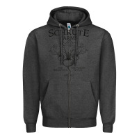 Charcoal Heather Schrute Farms - The Office Zipper Hoodie - artisFamous