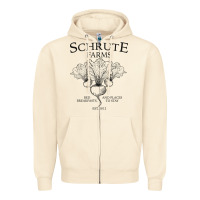 Sandshell Schrute Farms - The Office Zipper Hoodie - artisFamous