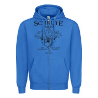 True Royal Schrute Farms - The Office Zipper Hoodie - artisFamous