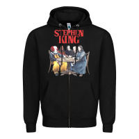 Black retro cult classic Zipper Hoodie - artisFamous