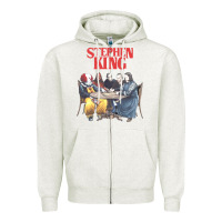 Oatmeal Heather retro cult classic Zipper Hoodie - artisFamous