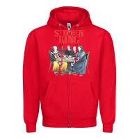 Red retro cult classic Zipper Hoodie - artisFamous