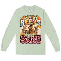 Matcha Oh for peeps sake Easter Day Long Sleeve Tee - LillyAllenDesigns