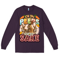Plum Oh for peeps sake Easter Day Long Sleeve Tee - LillyAllenDesigns