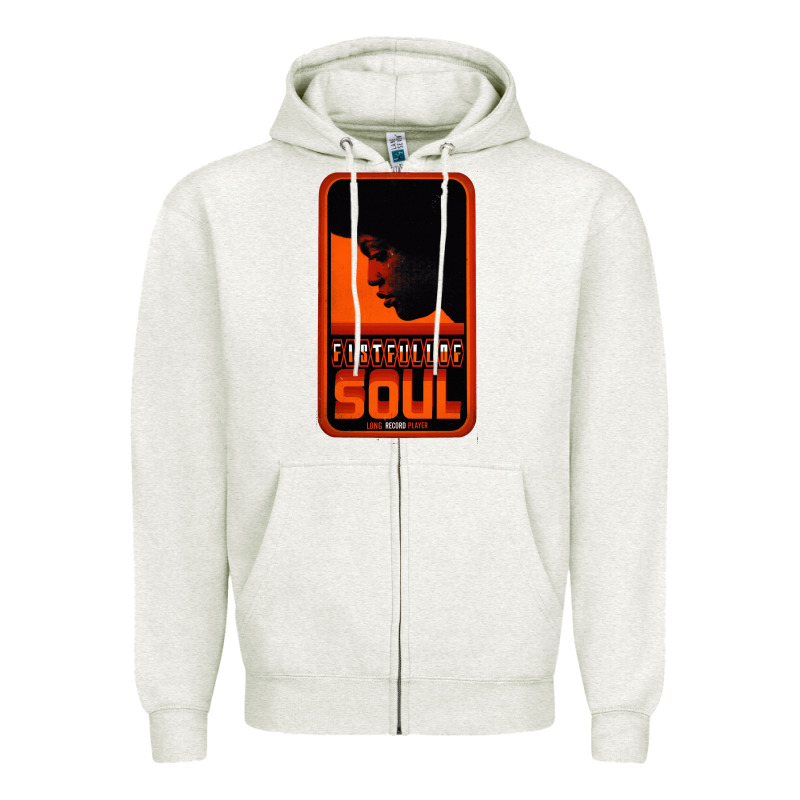 Fist Full Of Soul Long Record Player Zipper Hoodie by artisFamous | Teevron