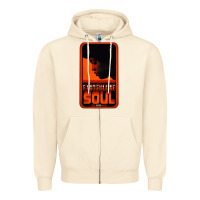 Sandshell Fist Full Of Soul Long Record Player Zipper Hoodie - artisFamous