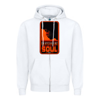 White Fist Full Of Soul Long Record Player Zipper Hoodie - artisFamous
