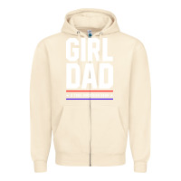 Sandshell Girl Dad A True American Hero - Fathers Day Gift Zipper Hoodie - artisFamous