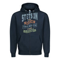 Navy Stetson Personalized Name Birthday Gift Zipper Hoodie - artisFamous