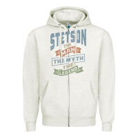 Oatmeal Heather Stetson Personalized Name Birthday Gift Zipper Hoodie - artisFamous
