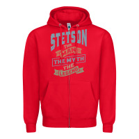 Red Stetson Personalized Name Birthday Gift Zipper Hoodie - artisFamous