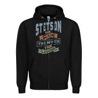 Black Stetson Personalized Name Birthday Gift Zipper Hoodie - artisFamous