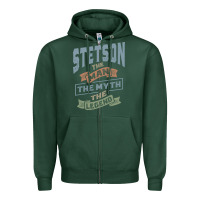 Sports Green Stetson Personalized Name Birthday Gift Zipper Hoodie - artisFamous