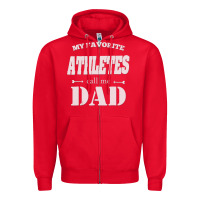 Red coach dad t shirt   sports lover gift Zipper Hoodie - artisFamous