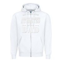 White coach dad t shirt   sports lover gift Zipper Hoodie - artisFamous