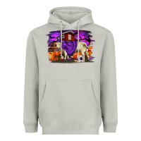Moon Dust Charolais Bull Halloween Heavyweight Hoodie - RanaPortraitStore