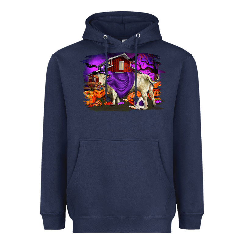 Charolais Bull Halloween Heavyweight Hoodie by RanaPortraitStore | Teevron