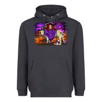Smoke Charolais Bull Halloween Heavyweight Hoodie - RanaPortraitStore
