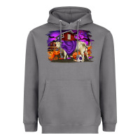 Storm Charolais Bull Halloween Heavyweight Hoodie - RanaPortraitStore