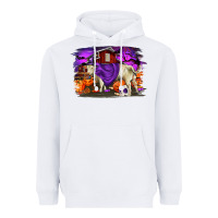 White Charolais Bull Halloween Heavyweight Hoodie - RanaPortraitStore