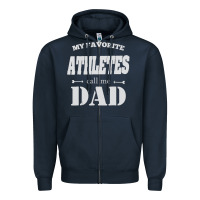 Navy coach dad t shirt   sports lover gift Zipper Hoodie - artisFamous