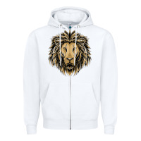 White Lion t-shirt  designs Zipper Hoodie - artisFamous