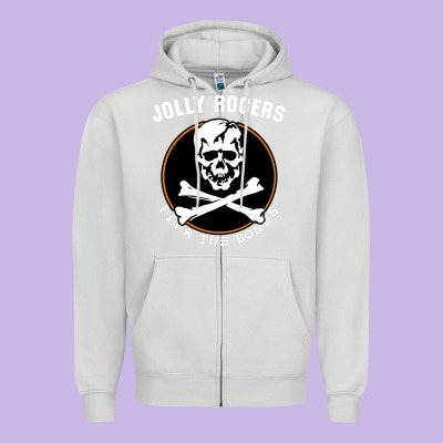 Fear The Bones Zipper Hoodie Designed By Artisfamous