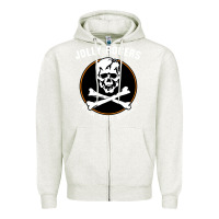 Oatmeal Heather fear the bones Zipper Hoodie - artisFamous