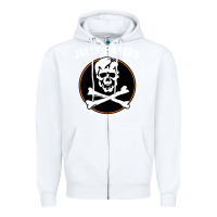 White fear the bones Zipper Hoodie - artisFamous