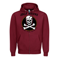 Burgundy fear the bones Zipper Hoodie - artisFamous