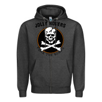 Charcoal Heather fear the bones Zipper Hoodie - artisFamous