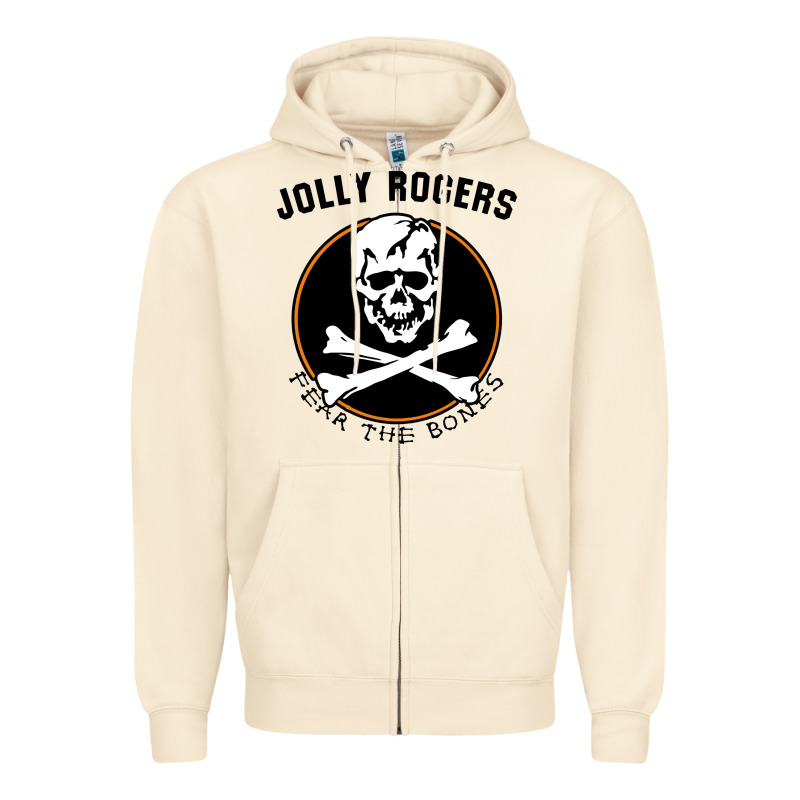 Fear The Bones Zipper Hoodie by artisFamous | Teevron