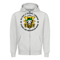 Dove Grey macv sog Zipper Hoodie - artisFamous