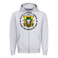 Heather Grey macv sog Zipper Hoodie - artisFamous