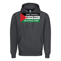 Smoke end is.rae.li apartheid free pales  flag  t shirt Zipper Hoodie - artisFamous