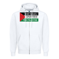 White end is.rae.li apartheid free pales  flag  t shirt Zipper Hoodie - artisFamous