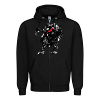 Black hunt  showdown Zipper Hoodie - artisFamous