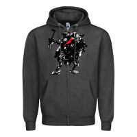 Charcoal Heather hunt  showdown Zipper Hoodie - artisFamous