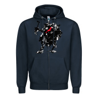 Navy hunt  showdown Zipper Hoodie - artisFamous