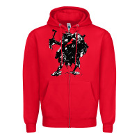 Red hunt  showdown Zipper Hoodie - artisFamous