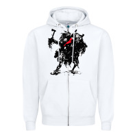 White hunt  showdown Zipper Hoodie - artisFamous