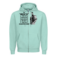 Seafoam the murph challenge Zipper Hoodie - artisFamous