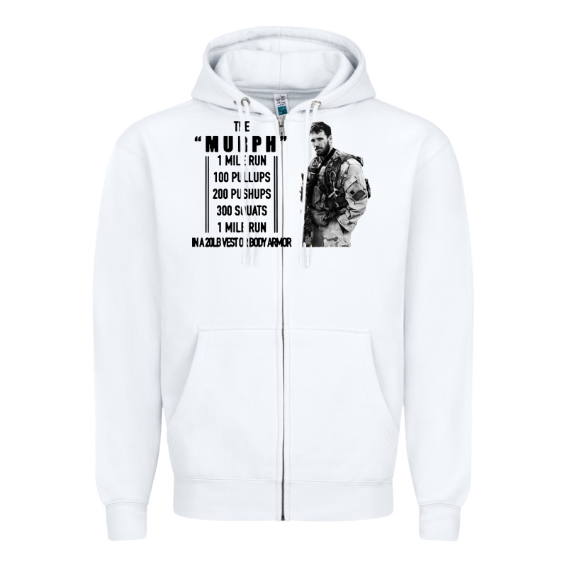 The Murph Challenge Zipper Hoodie by artisFamous | Teevron