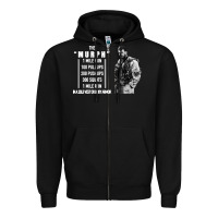 Black the murph challenge Zipper Hoodie - artisFamous