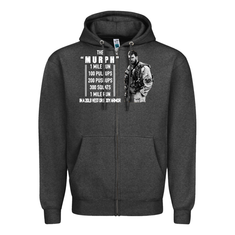 The Murph Challenge Zipper Hoodie by artisFamous | Teevron