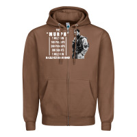 Chestnut the murph challenge Zipper Hoodie - artisFamous