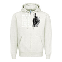Oatmeal Heather the murph challenge Zipper Hoodie - artisFamous