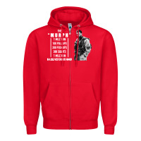 Red the murph challenge Zipper Hoodie - artisFamous