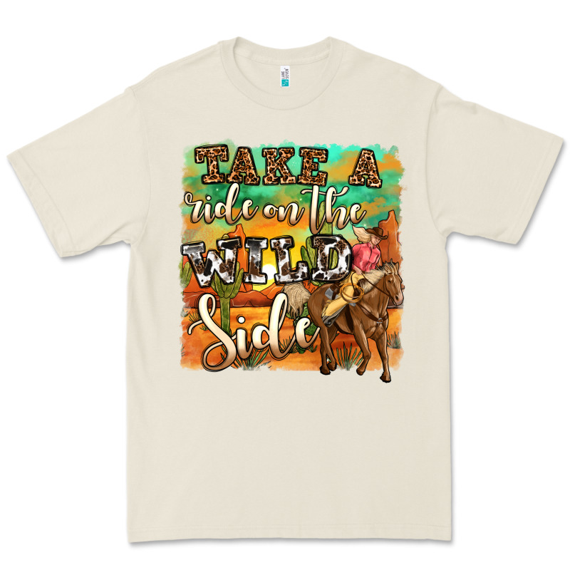 Take A Ride On The Wild Side Premium Tee by OliviaCreatesArt | Teevron