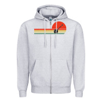 Heather Grey Banjo Bluegrass Music Traditional Musician vintage retro Zipper Hoodie - artisFamous